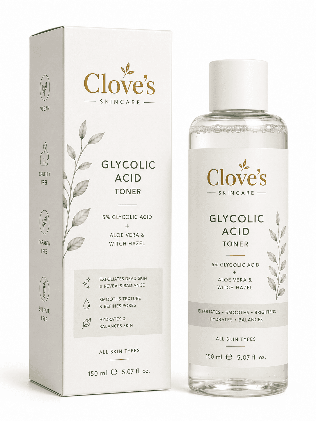 Glycolic Acid 5% Exfoliating & Brightening Toner
