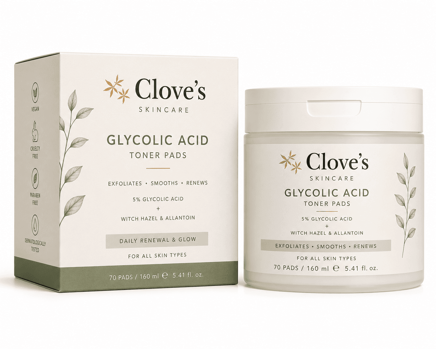 Glycolic Acid Toner Pads